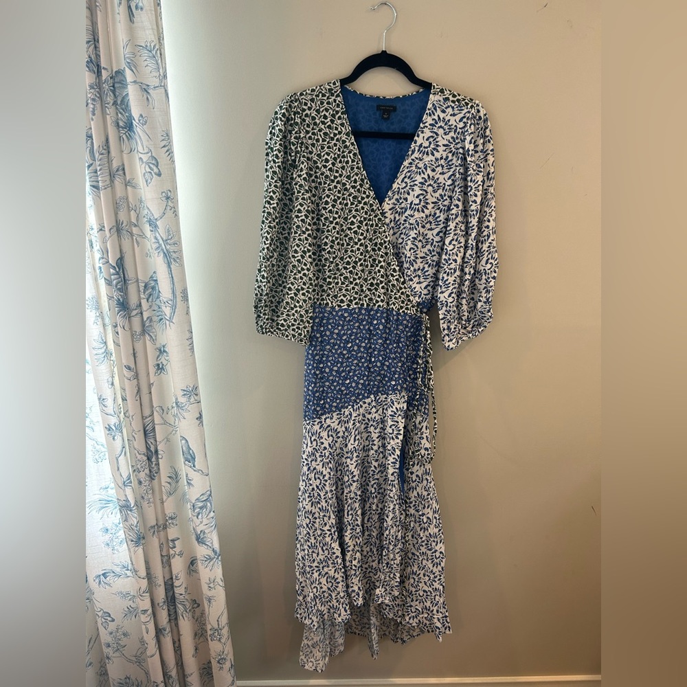 Ann Taylor Floral Print Wrap Dress Size 10